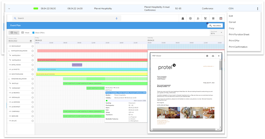 protel Cloud Hotelsoftware MICE